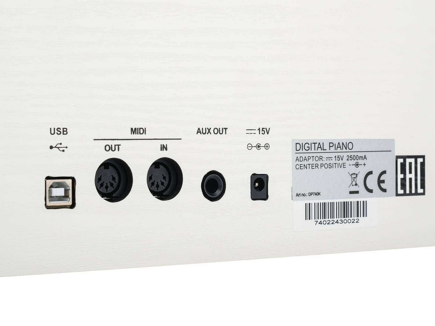Medeli DP740K-PVC WH